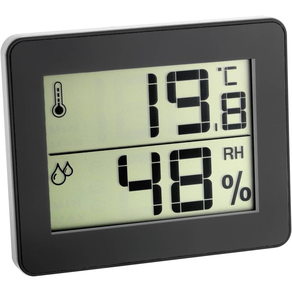 TFA 30.5027.01 Digital Thermo-Hygrometer - Black
