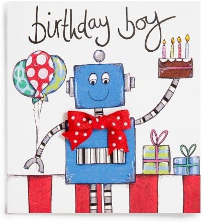 Janie Wilson Robot Carte D Anniversaire Amazon Fr Fournitures De Bureau