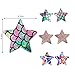 JESWELL Nipple Covers Disposable Pasties Breast Petals for Women Lingerie (Mermaid 10 Pairs)