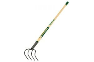 MINTCRAFT 33280 Long Wood Handle Cultivator with Grip