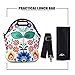 Lunch bag, ASILA Neoprene Reusable Lightweight Washable Insulated Lunch Tote/Lunch Box/Cooler Bag for Women, Adults, Kids, Girls with Shoulder Strap&Zip Closure (LLBB1005)