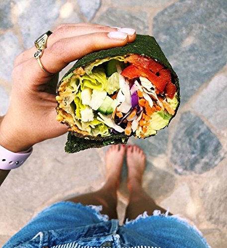 Organic Veggie Wraps - Veggie Life Wraps by Wrawp | Perfect for Wraps, Sandwiches, Crackers, Side Bread or a Simple Snack