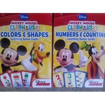 Disney Mickey Mouse Clubhouse Flash Cards (Set of 2 Decks). Colors ...