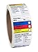 ChromaLabel 1.50 x 2.50 Inch HMIG Write-in Labels, 250 Sticker per Roll