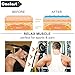 Tohero Kinesiology Tape Recovery and Muscle Injury Prevention, Waterproof Sports Tape 5M for Athletes (Complexion)