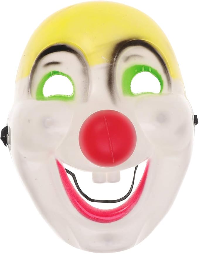 Amosfun Halloween Maschera Da Clown Maschera Faccia Buffa Vestire Bomboniere Per La Festa Amazon It Abbigliamento