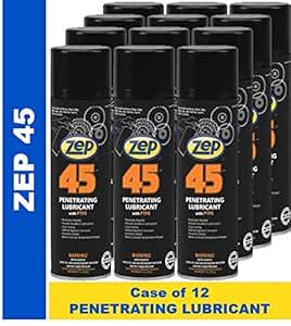 Amazon.com: Zep 45 Penetrating Lubricant Aerosol (Case of 12): Home ...