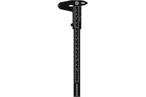 Marathon Vernier Caliper, Lightweight Durable Plastic. 0-6 inch (150mm) Scale Range. (Black0 63442 35037 9 - Single Unit)