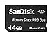 SanDisk Flash 4 GB Memory Stick PRO Duo Flash Memory Card SDMSPD-004G, Black