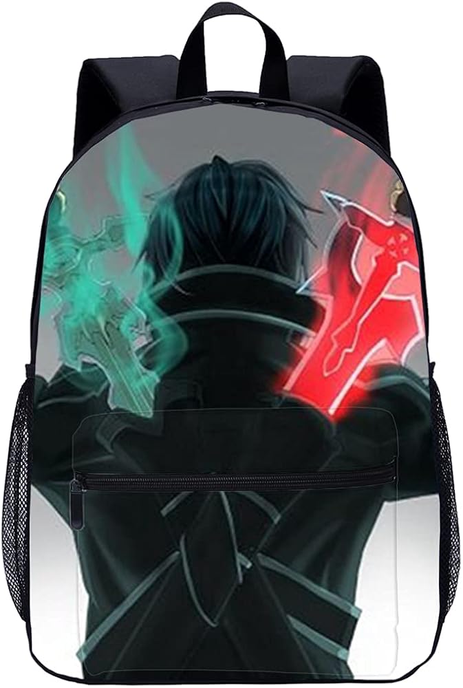 School Backpack Sword Art Online for Teens Cute Print Bookbag Laptop