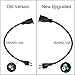 GYMAN Extension Cord Cable Power Outlet Saver 3 Prong 16AWG-13A with UL Listed -10 Pack
