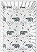 Baby or Toddler Fitted Crib Sheet for Bear Mountain Watercolor Collection by Sweet Jojo Designs