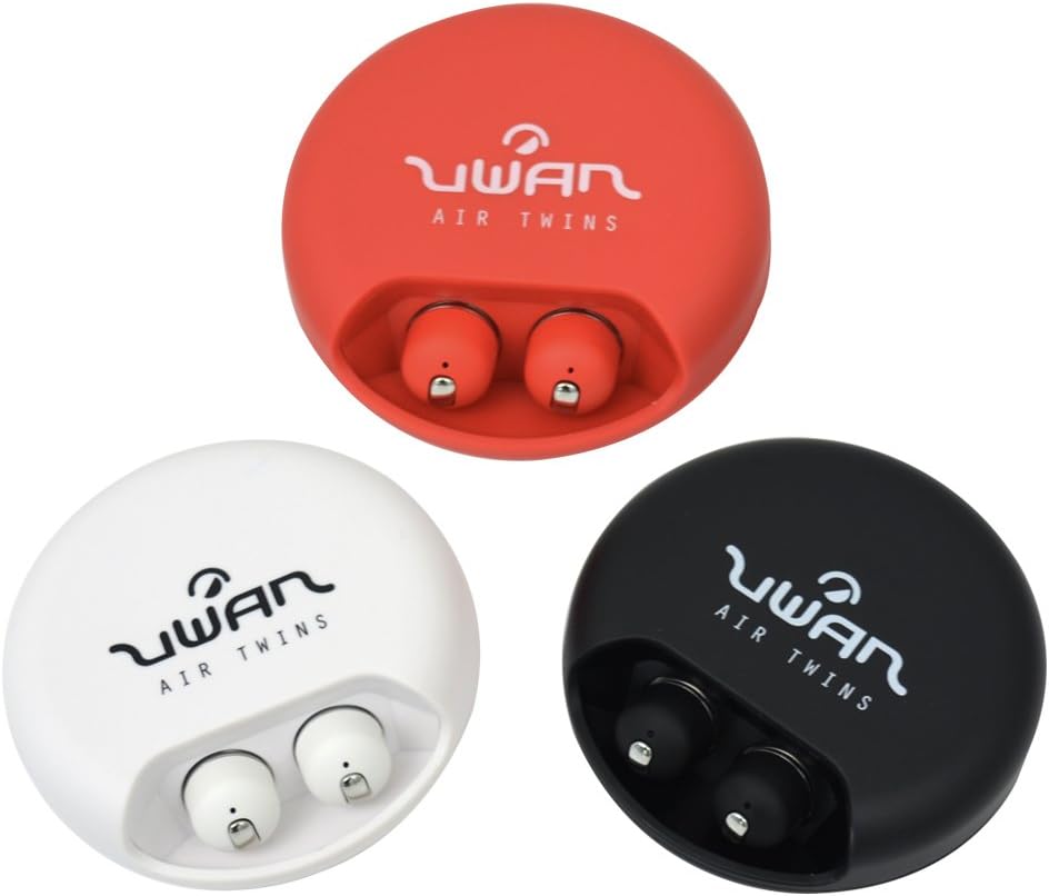 Uwan 98212 - Wireless Headphones with Battery for Mobile Phone White, 15 x 15 x 25 mm (auriculares ) + 89 x 89 x 27 mm (batería) - Image 5