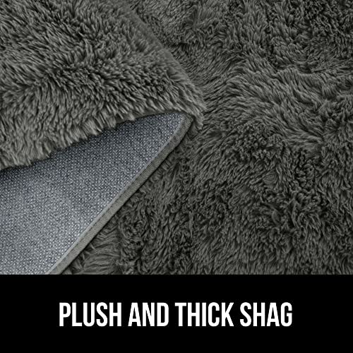 Gorilla Grip Soft Faux Fur Area Rug, Washable, Shed and Fade Resistant
