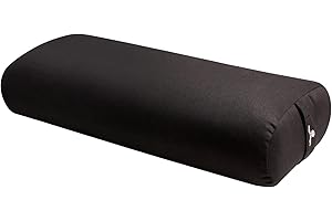 Hugger Mugger Standard Yoga Bolster - Firm, Supportive, Handmade, Durable