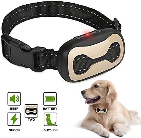 Bark Collar 7 Adjustable Sensitivity Anti-Barking Collar Beep/Vibration Mode No Bark Collar for Small Medium Large Dogs