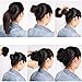 Human Hair Bun Extensions Messy Hair Scrunchies Hair Pieces for Women Hair Donut Updo Ponytail