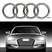 Bearfire Cool LED Emblem Logo Grid LED Badge Front Light For AUDI A3 S3 RS3 A4 A5 A6(white)