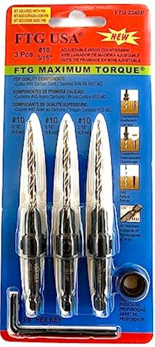 Milwaukee Countersink Tapered Countersink Drill Bit Set 22PCS Tapered ...