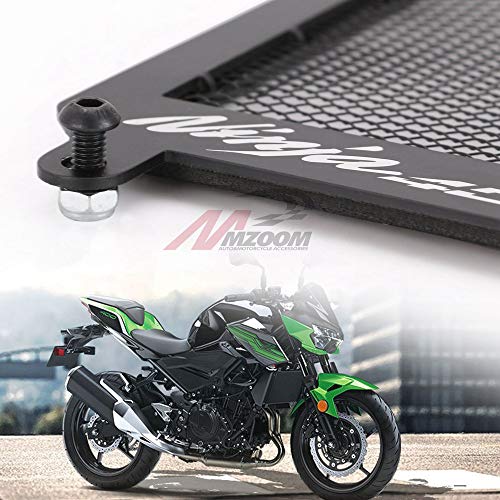 PACEWALKER Motorcycle Radiator Grille Guard Cover Protector Radiator Guard for Kawasaki NINJA400 2018 2019 - Thumbnail 2