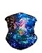 INTO THE AM Dark Camo Breathable Neck Gaiter Masks Half Face Cover Wrap Cool Mask Bandana Festival Rave Balaclava Scarf