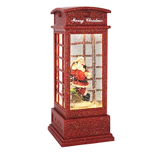Photo 1 of Eldnacele Christmas Snow Globe Lantern Phone Booth