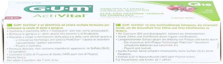 GUM Activital Toothpaste 75ml, 75 ml (Pack of 1) - Image 3