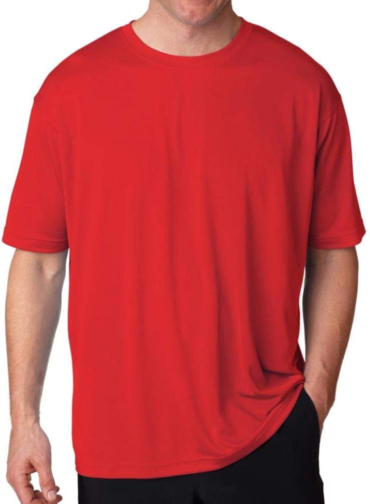 UltraClub Big Men's Cool-n-Dry Performance T-Shirt at  Men’s Clothing store