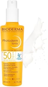 Bioderma Photoderm MAX Spray SPF50+ 200ml UVA UVB Protection Water Resistant view 3