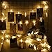 Fairy LED Photo Clips Lights - 30 Battery Operated String Lights for Hanging Artwork, Memos, Paintings - Bedroom, Dorm, Home Decor (Warm White)