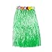 Super Z Outlet Hawaiian Luau Hibiscus Green String & Colorful Faux Flowers Hula Grass Skirt for Costume Party, Events, Birthdays, Celebration (1 Count) (Green)