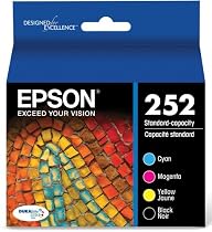 Epson T252120-BCS DURABrite Ultra Black and Color Combo Pack Standard Capacity Cartridge Ink