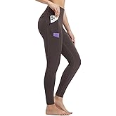 baleaf Women's Leggings with 6 Pockets 25'' High Waisted Workout Yoga Tummy Control 7/8 Ankle Pants