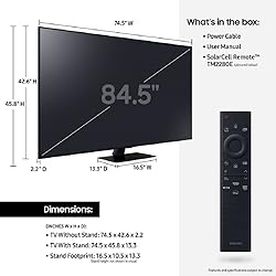 SAMSUNG 85-Inch Class QLED Q80B Series - 4K UHD