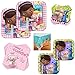 Doc McStuffins Dinnerware Bundle - Serves 16 Guests - Birthday Party Kit Includes Paper Plates, Napkins, Table Cover