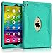 iPad Mini 2 Case, iPad Mini 3 Case 7.9 inch, Armorex Durable [Shockproof] [Light Weight] Protective Silicone Cover for Apple iPad Mini Case (Turquoise)