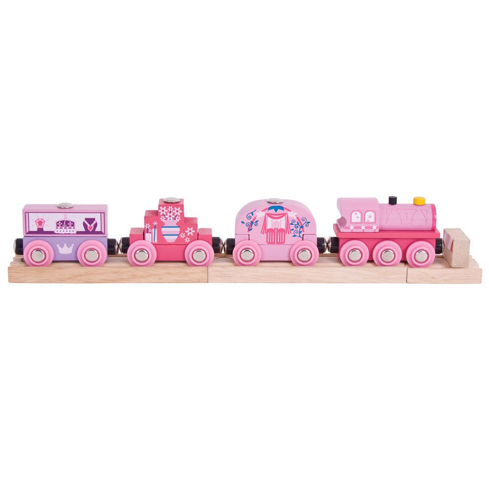 Bigjigs Rail Zug Prinzessin Auf 2 Schienen - Bigjigs Holzeisenbahn Zubehör