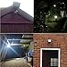 MEIKEE 60LED Outdoor Solar Motion Light,15m PIR Motion Distance,Daylight White,6000K,IP65 Waterproof Solar Rechargeable Flood light.