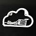 Neon Light Sign LED Cloud Shaped Night Light Wall Decor Light Operated By USB/Battery With Warm White Light for Birthday party,Kids Room, Living Room, Wedding Party Deco