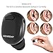 NENRENT S570 Single Wireless Earbud,Smallest Mini Invisible Wireless Wireless Earpiece Headset Headphone Earphone with Mic Hands-Free Calls for iPhone iPad Samsung LG Other Smartphones 1pcs (Black)…