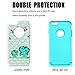 MagicSky iPhone 6s Plus Case, [Shock Absorption] Studded Rhinestone Bling Hybrid Dual Layer Armor Defender Protective Case Cover for iPhone 6 Plus (2014) / iPhone 6s Plus (2015)- Owl