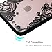 Iphone 6 Case, JICUIKE [Render Print] Phone Cases Henna Paisley Datura Sexy Lace Flower Soft Border + Matte Hard Back Cover For iPhone 6/6S 4.7 Inch [Black Mandala]