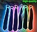 GlowTies LED Light Up Ties Christmas Costume Accessory for New Years Rave Party Burning Man, Red, One Size