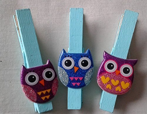Amazon Com Decorative Clothespins With Happy Owls For Office