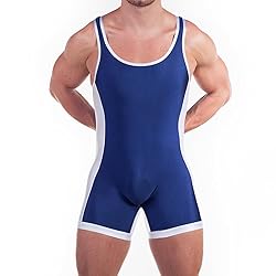 DLSMDOUS Men's Wrestling Singlets Sleeveless