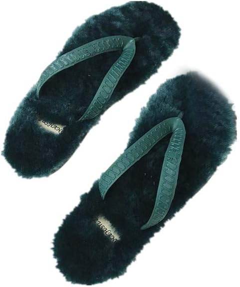 fur flip flops amazon