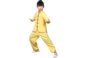 Positive Costume Kids Kung Fu Suit Tai Chi Uniform Chinese Martial Art Wing Chun Taichi Clothing Set