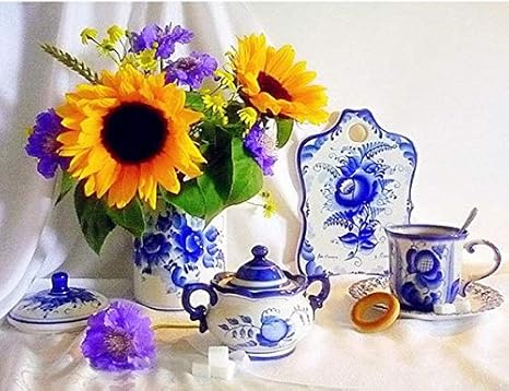 Homely 3d Diamond Painting Cross Stitch Vase Still Life Painting