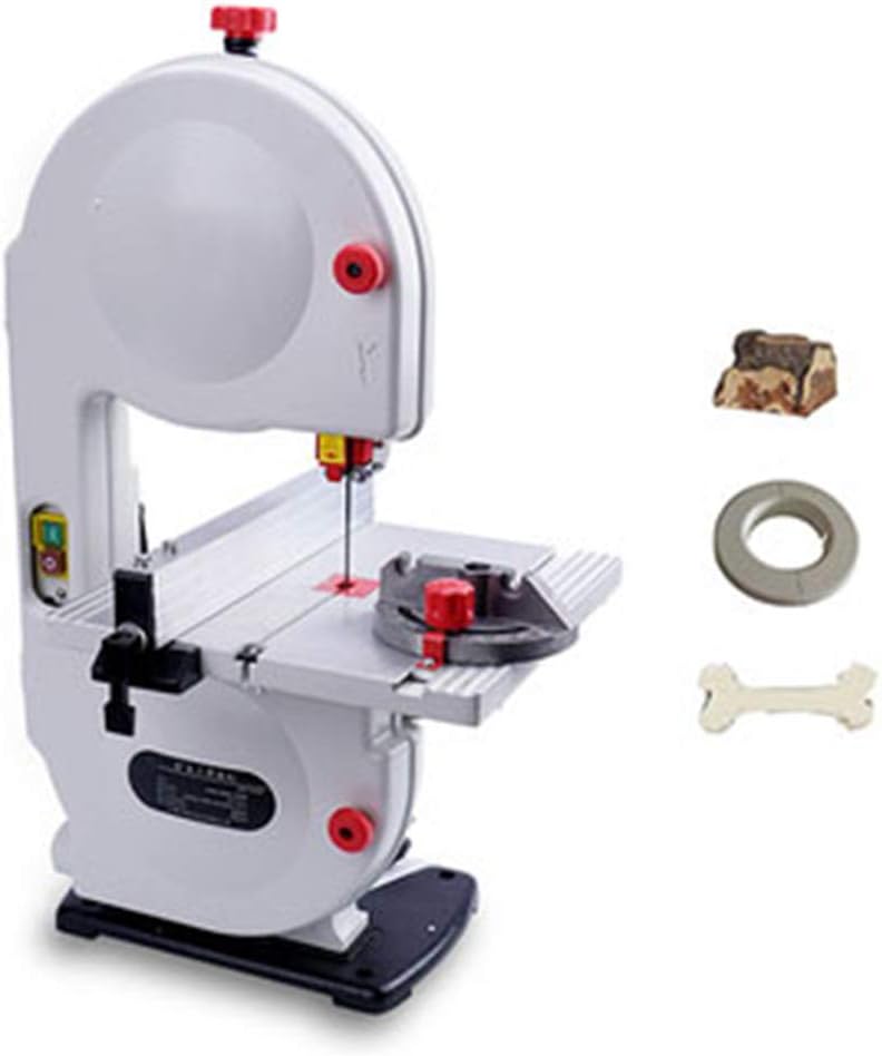 WXH Small Mini 8Inch Benchtop Band Saw, Adjustable 45° table, 60mm