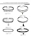 6 Pcs Women's Choker Necklace for Lady Girls Black Velvet Lace Stretch Tattoo Chokers Tassel Necklaces